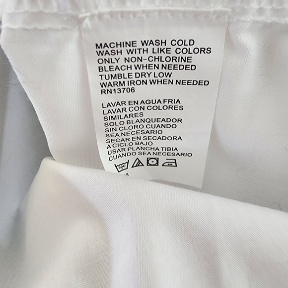 French Toast Uniform White Dress Shirt Size Junior S - Picture 4 of 4